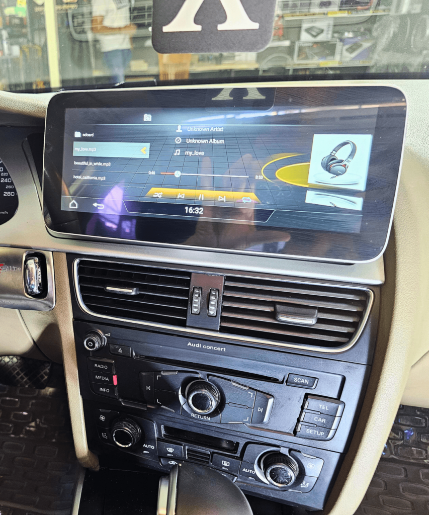 מערכת מולטימדיה לאאודי A4